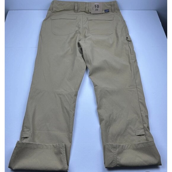 Patagonia Women's Classic Tan Quandary Pants 55417 Regular Size 10 Hiking Casual - Picture 4 of 10